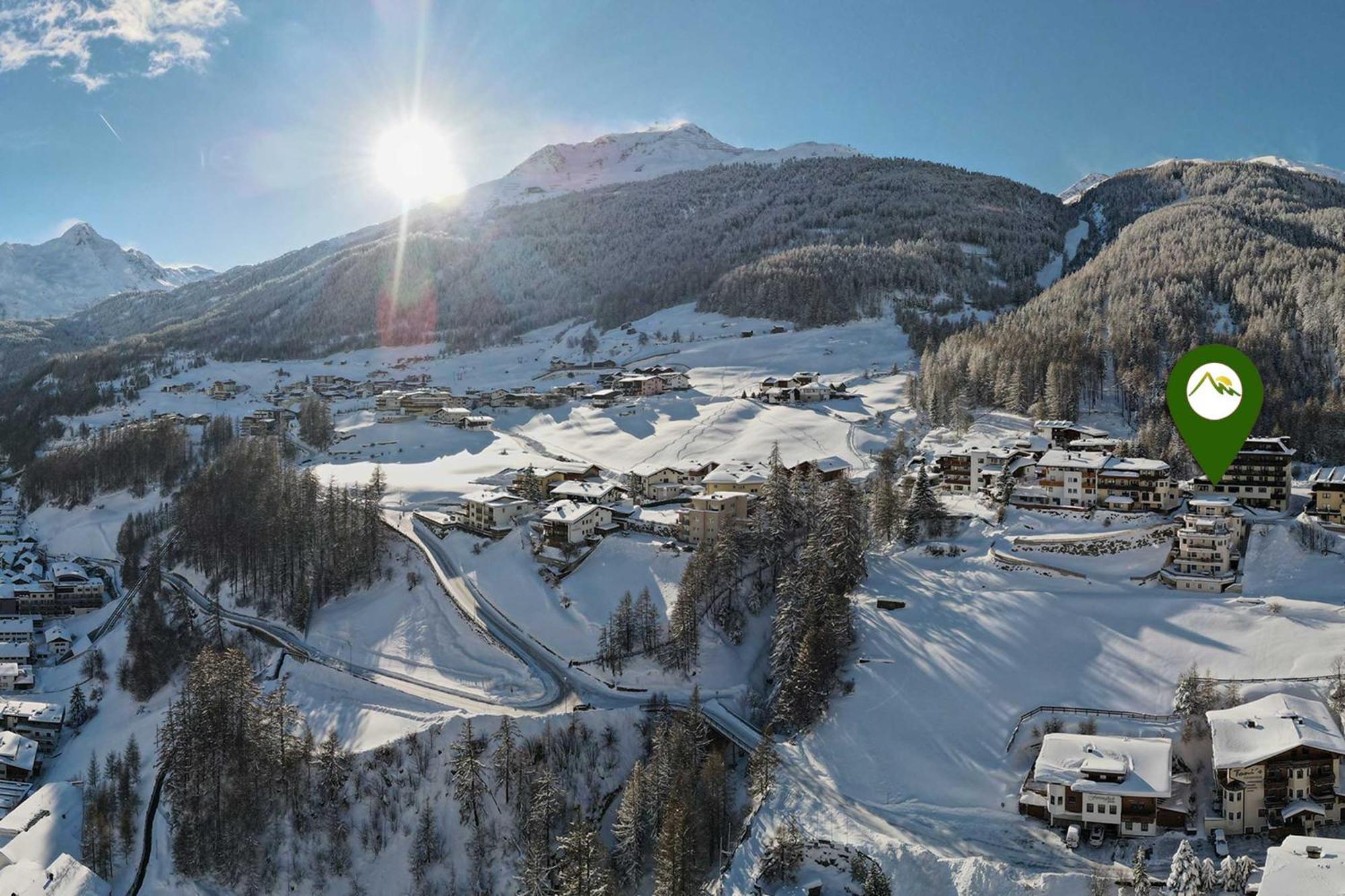 Panoramablick Sölden Lägenhet Exteriör bild